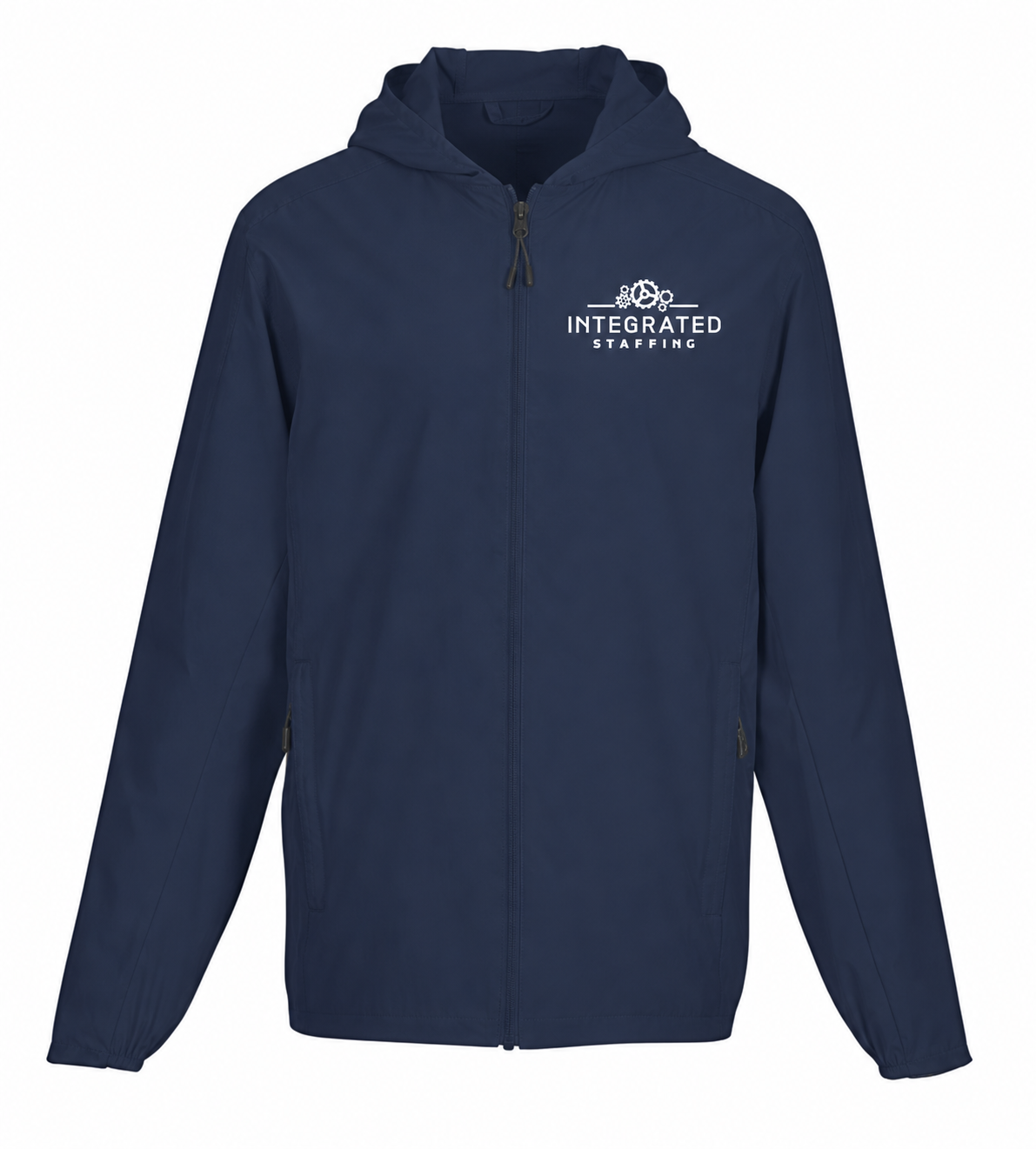 Aneto Lightweight Packable Jacket with the Integrated Staffing logo