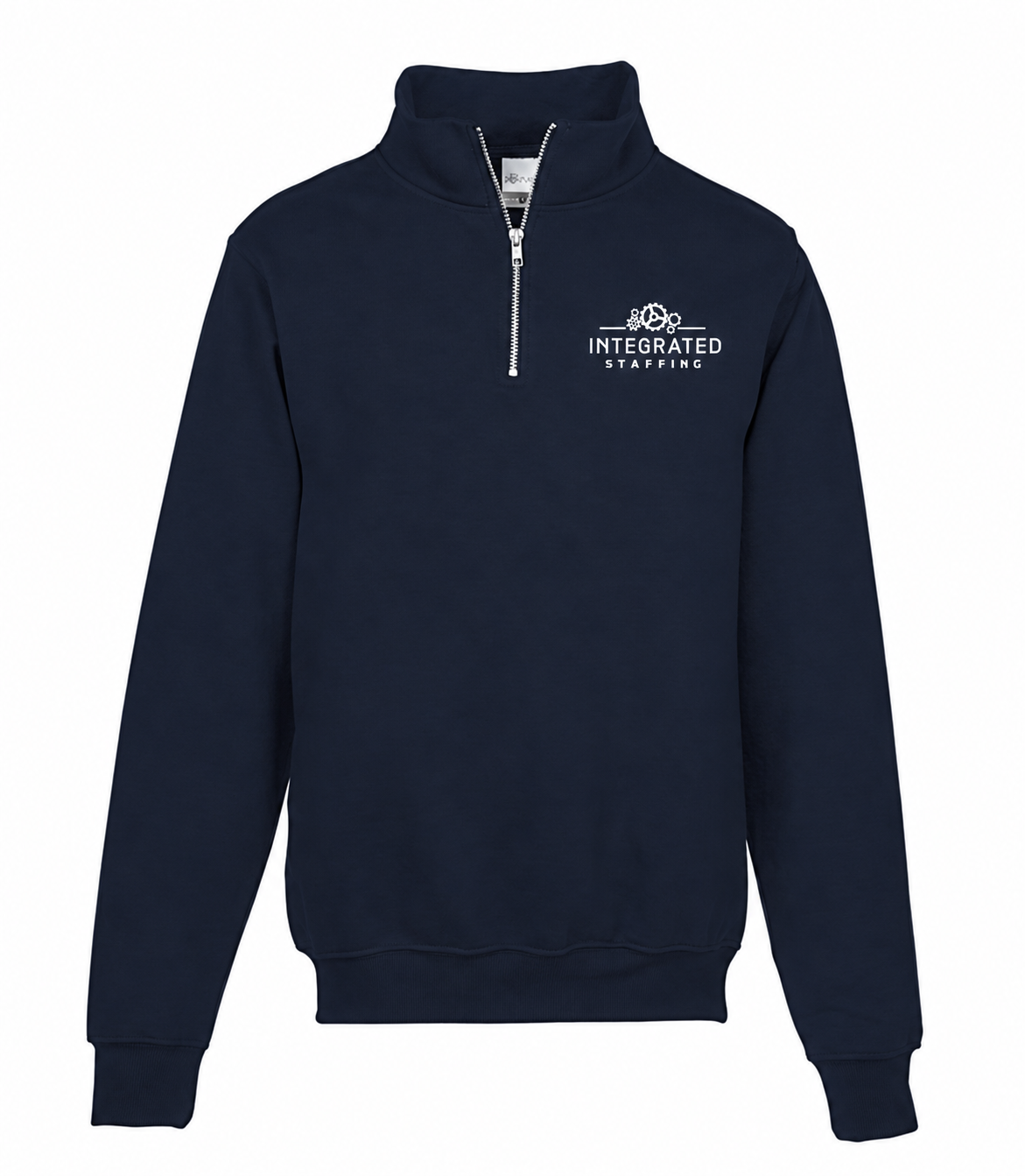 Everyday 1/4-Zip Sweatshirt with the Integrated Staffing logo
